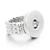10PCS Wholesale Elastic Snap Ring Jewelry DIY 18mm Metal Snaps Button Ring For Women Fashion Jewelry 1