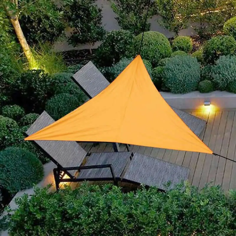 3M/4M Triangle Waterproof Outdooor SunShade Sail Garden Patio Pool Camping Shade Awning Canopy Sunscreen UV Block