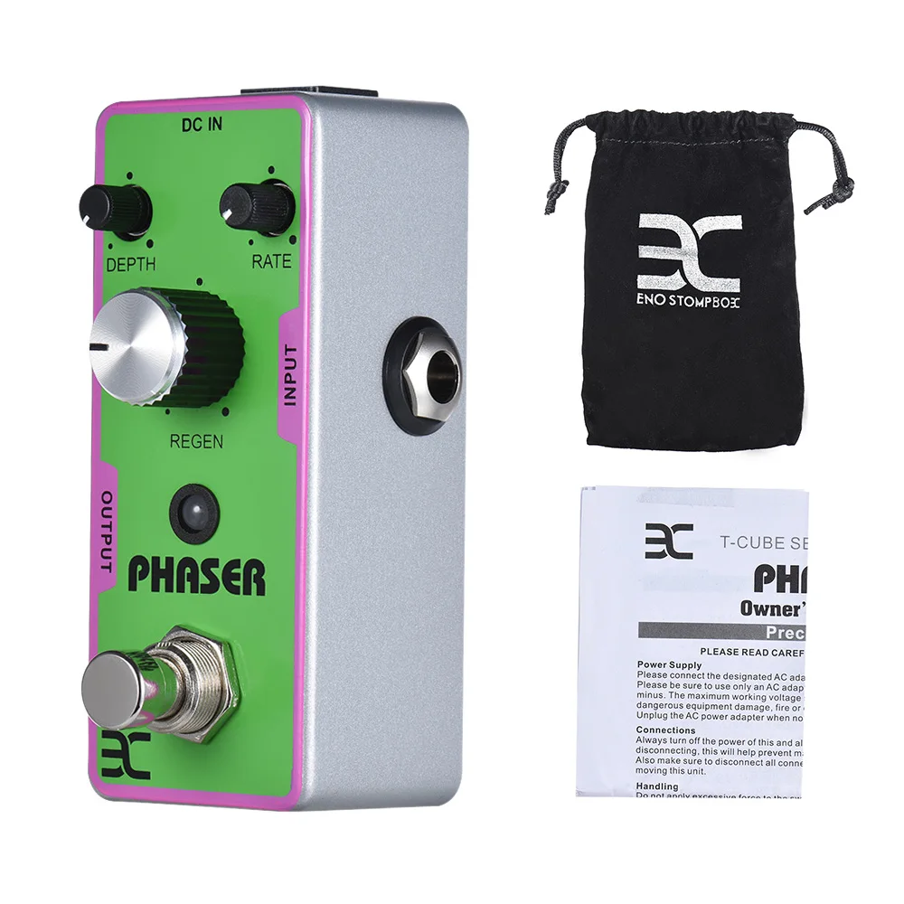 ENO EX TC-42 Electric Guitar Phaser Phase Effect Pedal Full Metal Shell True Bypass | Спорт и развлечения