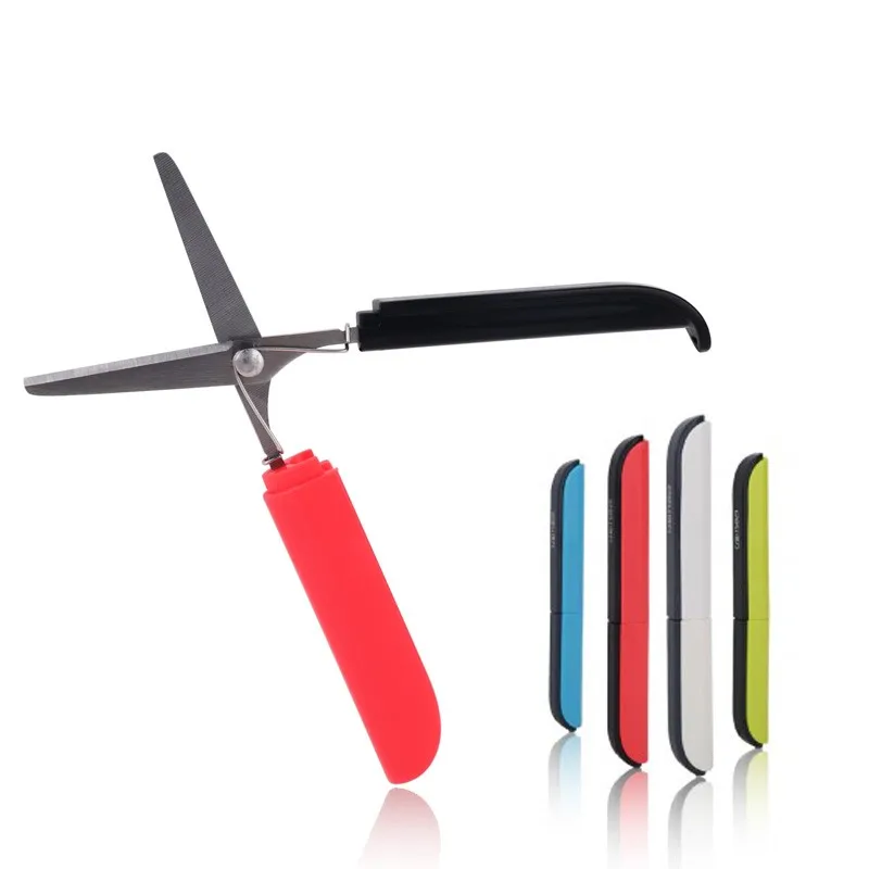 

Cute Kawaii Scrapbook Paper Scissors Adult Safety Utility Kids Student Portable Small Mini Pocket Scissors Cutting Tools Supply