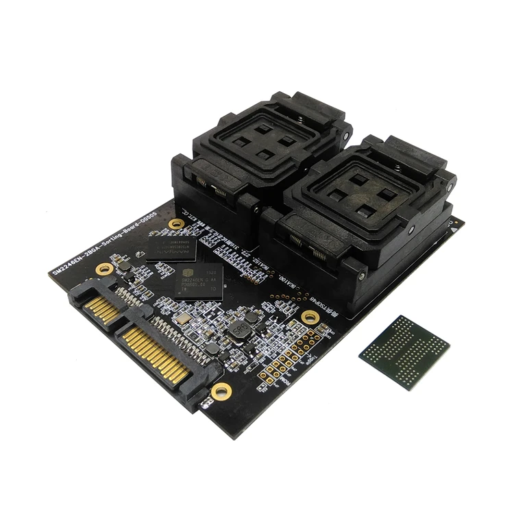 

New Arrival BGA152 BGA132 Test Socket Clamshell Structure Jig SSD Interface Socket Fixture SM2246EN