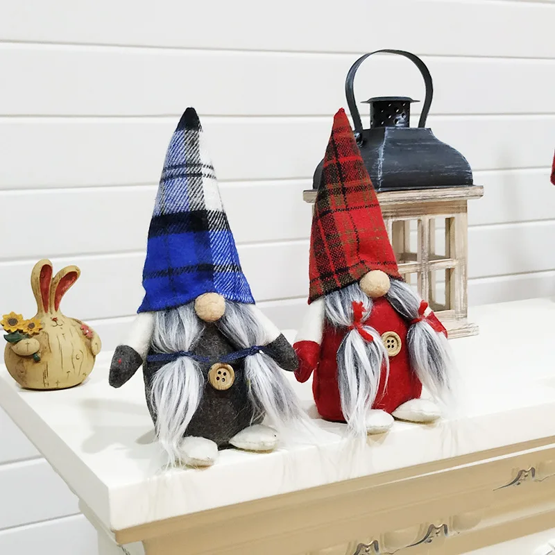

Christmas Decoration Handmade Gnome Christmas gifts Swedish figurines sitting elf Christmas Elf Decoration New Year Party Gift