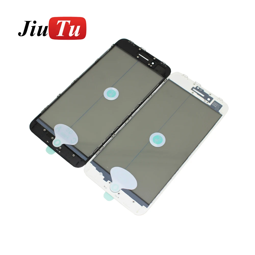 Cold Press OEM Outer Glass with Middle Frame Bezel+OCA+Polarizer For iPhone 8 8plus  Pre-Assembled Refurbishing Parts 10pcs (5)