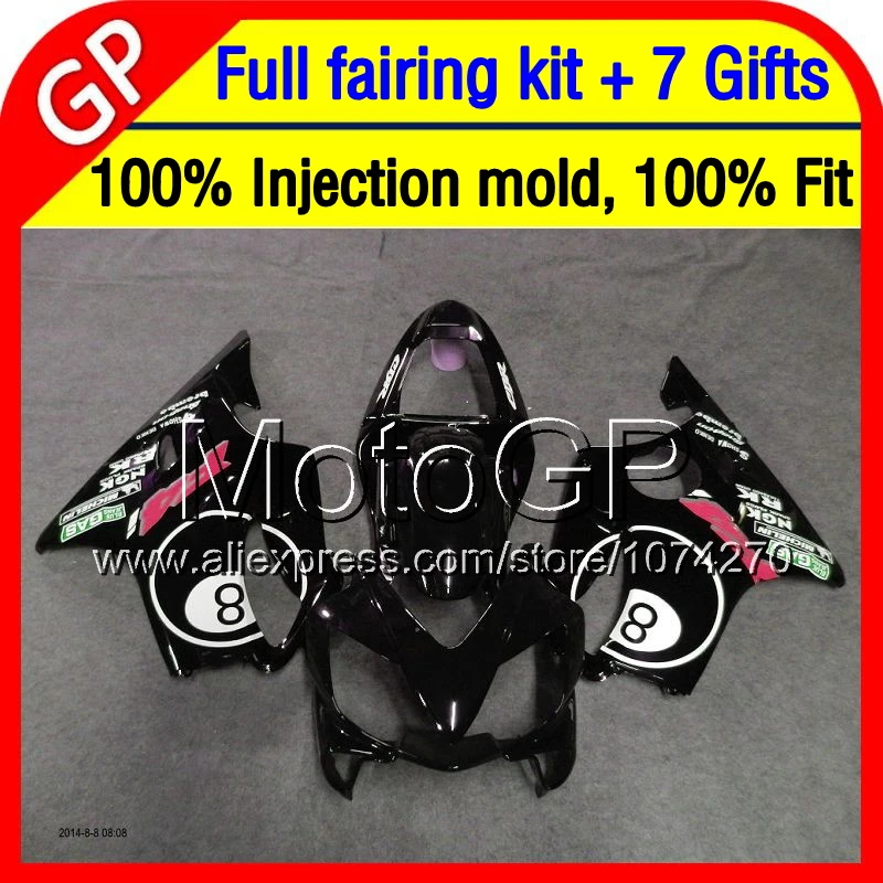 7 подарки + Для HONDA CBR600F4i 01-03 Красный 8 шар ЦБ 600F4i 22TG27 CBR600 F4i 01 02 03 2001 2002 2003 Инъекций