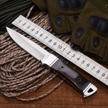 BGT K90 Походный нож с прямым лезвием деревянной ручкой для охоты на открытом воздухе тактические ножи для выживания боевые ножи с фиксированным лезвием EDC многофункциональные инструменты