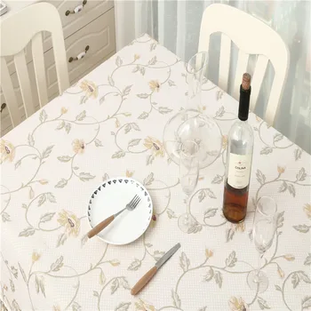

Beige Lace Table Cloth Wedding Decor Translucent Table Cover Embroidered Tablecloth Tea Table Cloth Home Table Decor