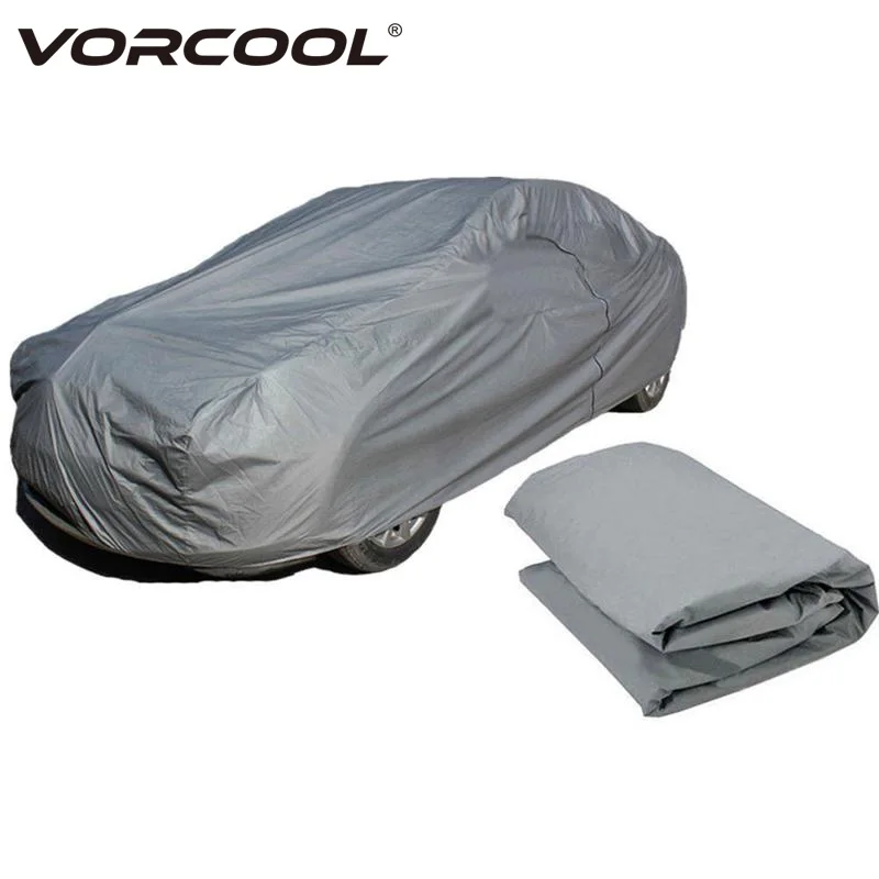 

VORCOOL 1 Pcs Waterproof Car Cover Practical Durable Car Protection Accessories Car Shade Car Clothes for Dust Scratch Rain Snow