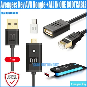 

New Avengers Key AVB Dongle +All In One Boot Cable (TypeC Cable)+for Alcatel, for BlackBerry, Samsung, Huawei, ZTE, Sony Ericss