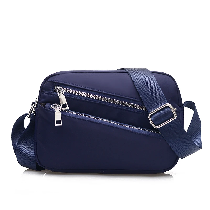 Женская сумка, женская сумка на плечо, Женская водонепроницаемая нейлоновая сумка-мессенджер, женские сумки через плечо, сумка-тоут, Bolsa Feminina - Цвет: Темно-синий