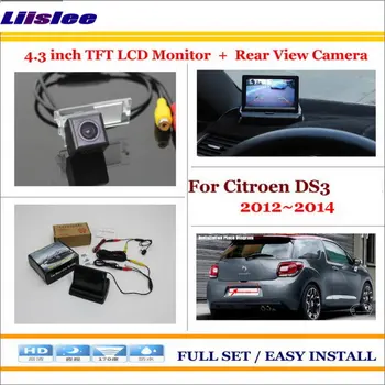 

Liislee For Citroen DS3 2012 2013 2014 - 4.3" TFT LCD Monitor + Car Rearview Back Up Camera = 2 in 1 Car Parking System