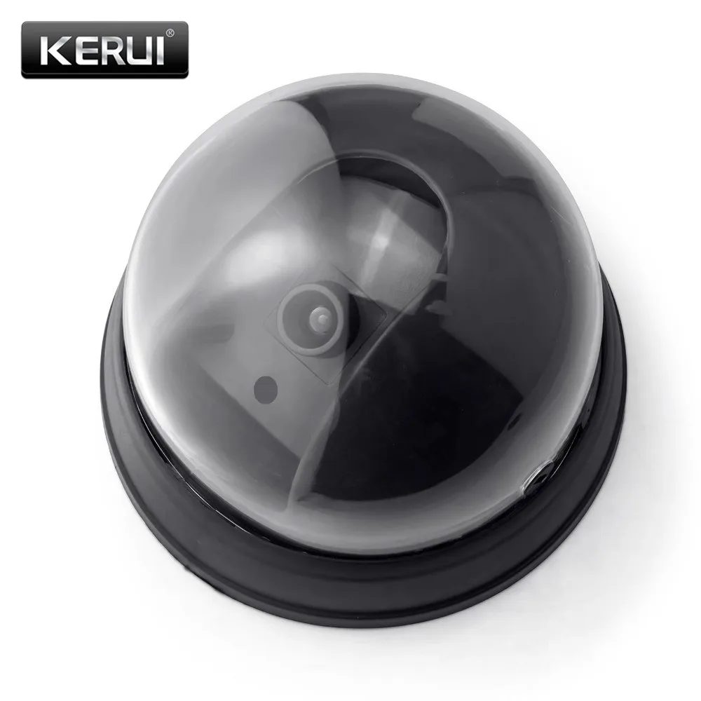 4PCS Dummy Dome Shape CCTV Security Camera With LED Fake IR Sensor