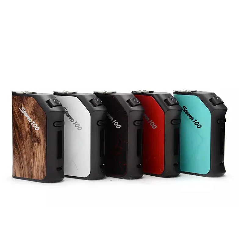 

Vapor Storm 100W Box Mod 3200mah Vape Electronic Hookah 510 Thread Support RDA RTA RDTA Electronic Cigarette kit tank mod