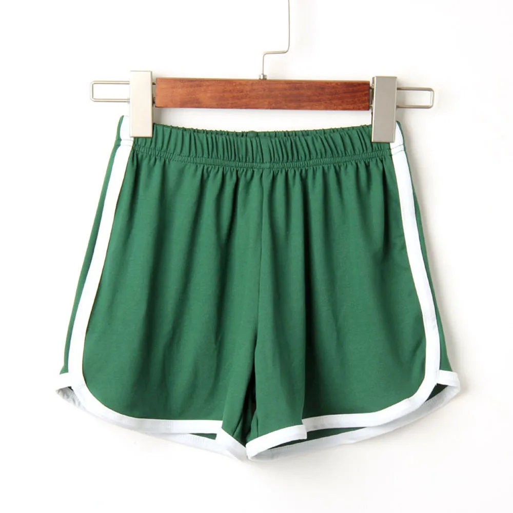 Feitong/модные летние женские домашние повседневные короткие женские хлопковые шорты с эластичной резинкой на талии, однотонные пляжные повседневные Мини Шорты