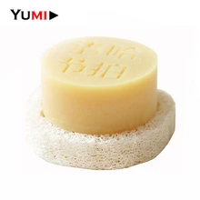 2 см толщиной 6-8 см шириной 50 шт./лот натуральный Luffa Loofa Кусочек DIY настроить мыло инструменты, пылесос Губка скруббер мыло держатель