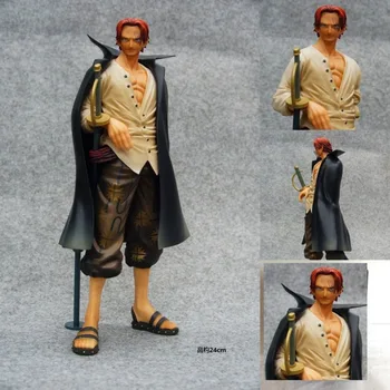 

New Comic Anime One Piece Statue New World Four Emperors Shanks MSP 24cm Banpresto Figure Model Toys