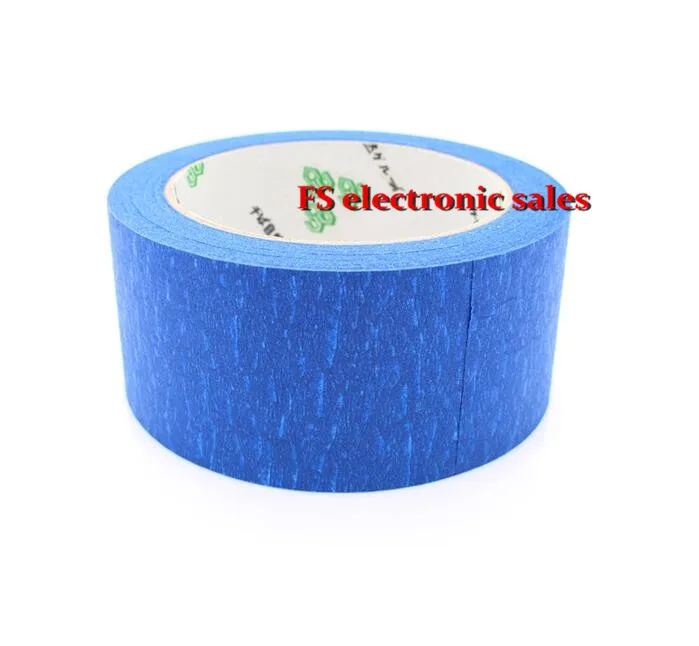 50MM X 30M Blue Painters Tape/ 3D Printer Heat Tape Resistant High Temperature Polyimide Adhesive Tape ,MakerBot Replicator2