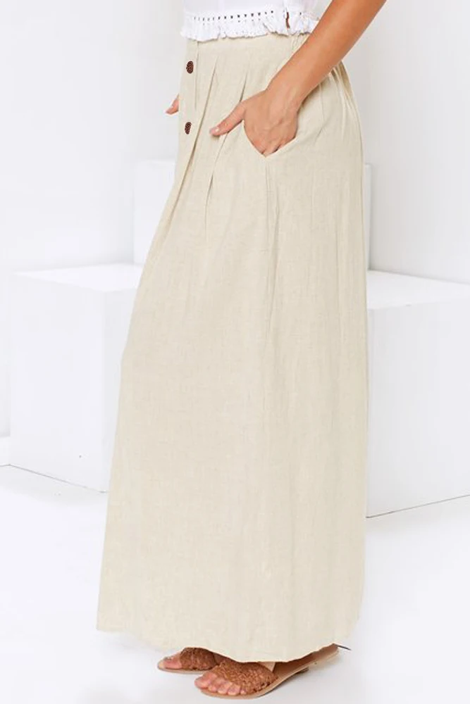 Beige-Buttoned-Maxi-Skirt-LC65177-15-4