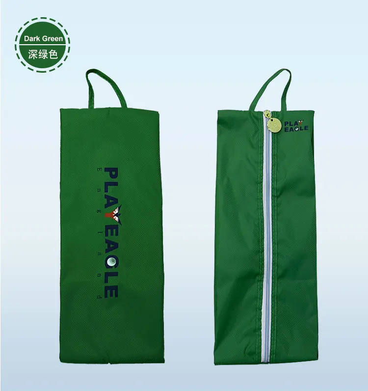 PLAYEAGLE 3 шт/комплект водонепроницаемая ПВХ Портативная сумка для туфель для гольфа на молнии маленькая сумка для гольфа для мужчин и женщин