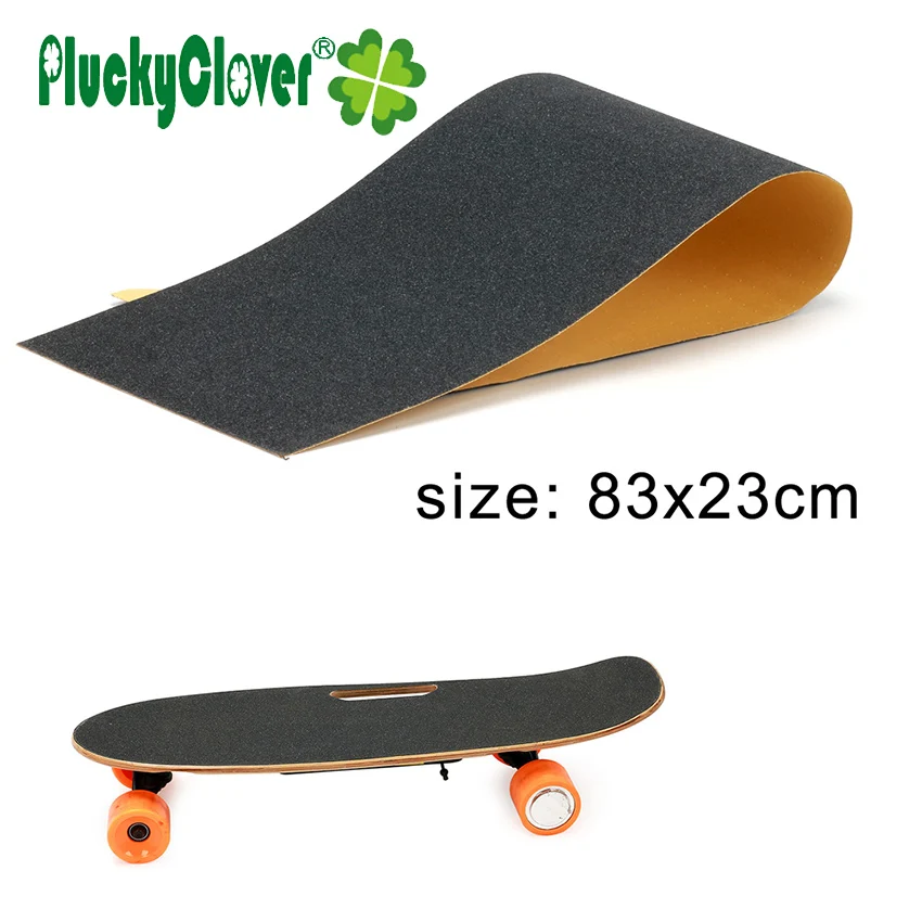 Skateboard Sandpaper Fish Board, Double Rocker, fita adesiva antiderrapante, elétrica, impermeável, à prova de derrapagem, 83mm x 23mm
