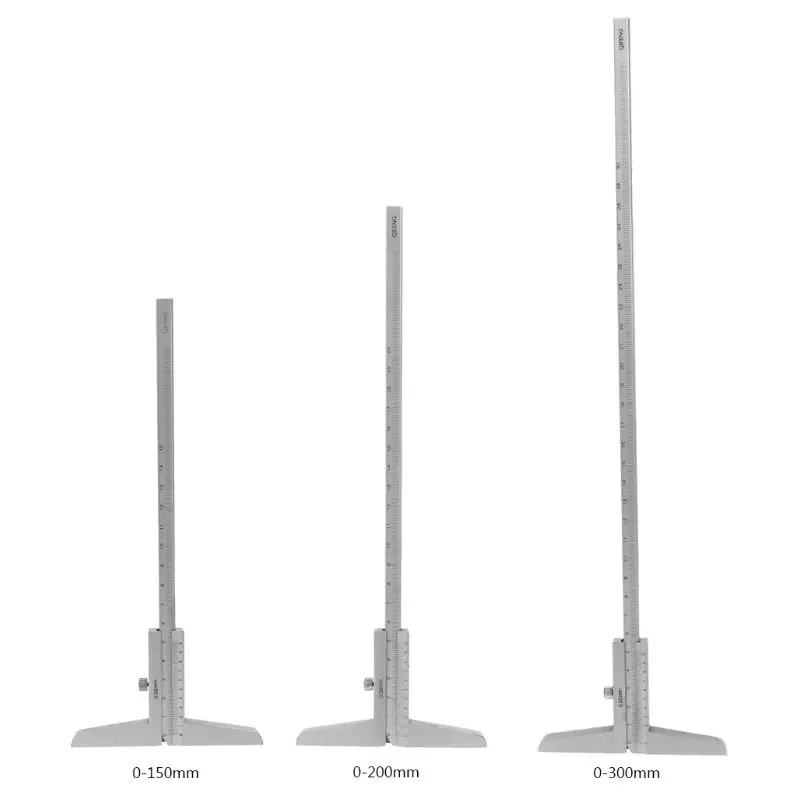 0-150mm 200mm 300mm Depth Vernier Caliper 0.02mm Accuracy Gauge Measuring Tool | Инструменты