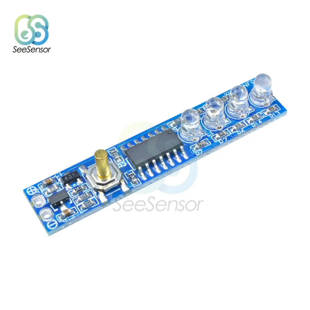 

18650 Lithium Battery Capacity Indicator Module 1S 2S 3S 4S LED Display Board Power Level Electronic Kits Electronic DIY