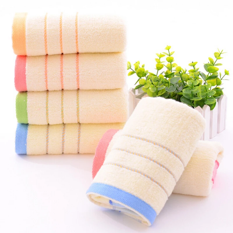 Горячее предложение 35*75 см Хлопковое полотенце s простое абсорбирующее уплотненное очищающее полотенце для рук для ванной комнаты для домашнего использования Подарочное полотенце s