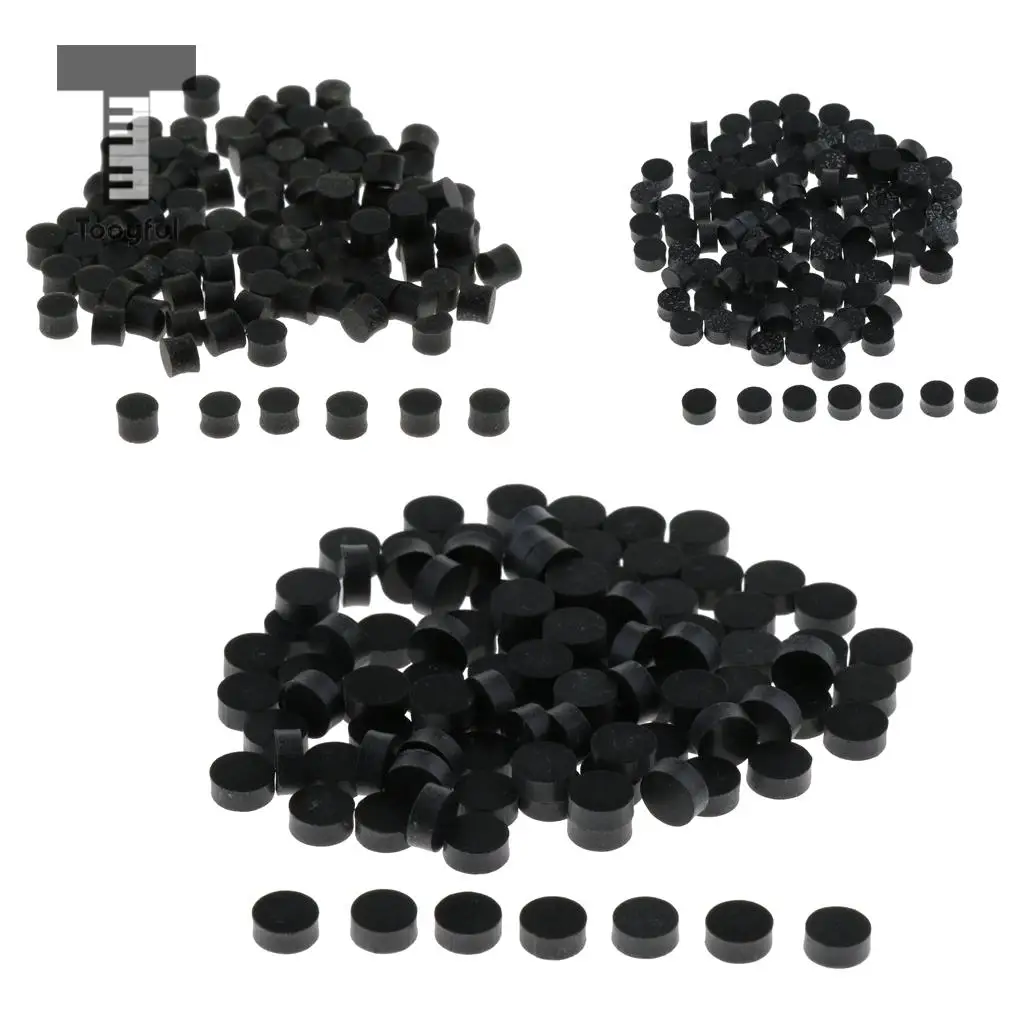 100pcs Black Guitar Dots White Mother of Pearl Shell Fingerboard Dots With Inlay for Guitars Ukuleles Mandolin Fingerboards