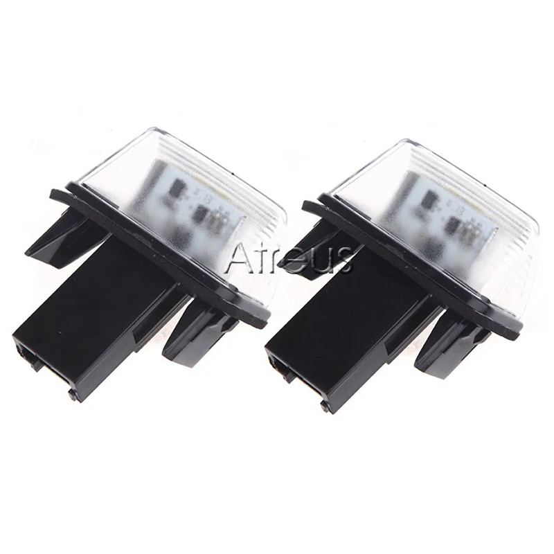 Atreus Автомобильный светодиодный номерной знак 12 В для Peugeot 307 206 207 306 308 Citroen C4 C5 C3 XSARA