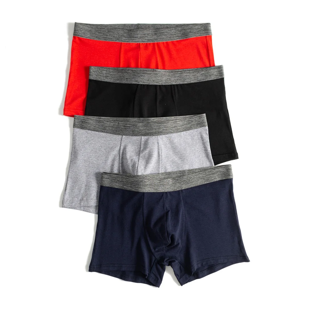 

Cotton men's underwear stretch Soft Comfortable Underpants Boxers male men boxer 3356