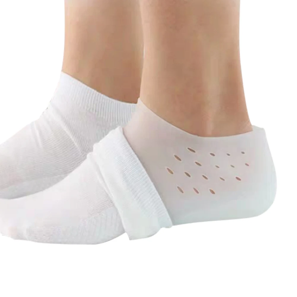 

2019 Hot Sale 1 Pair Invisible Silicone Heel Pad Cushion Anti-slip Forefoot Half Yard Insoles MSJ99