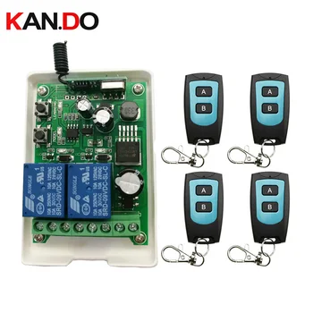 

Universal Wireless Remote Control Switch DC12V 24V 36V 48V 2CH 2CH Relay Receiver Module and RF Transmitter Remote Controls