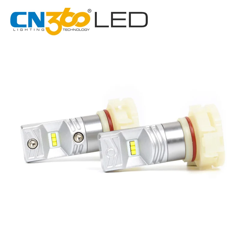CN360 2 шт. 5202 LED H16 противотуманная фара 760 люмен супер яркая 6000K 12V 30W белая CSP