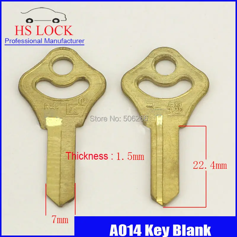 Right bath key blank door & drawer key blank cilvil Horizontal key