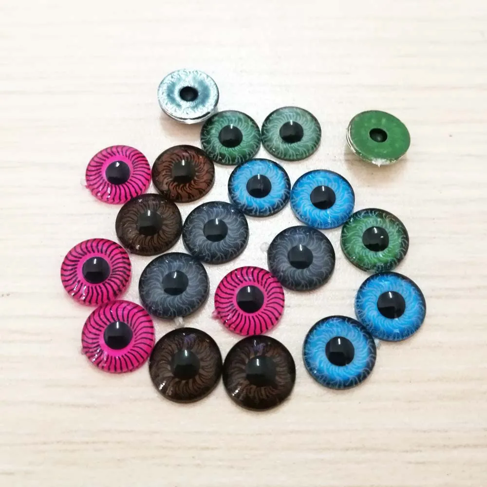 50 шт./лот 8 мм BJD Eyes Радужки плоские круглые акриловые игрушки глаза животных аксессуары для куклы «сделай сам»-выбор цвета - Цвет: Five Color Mix