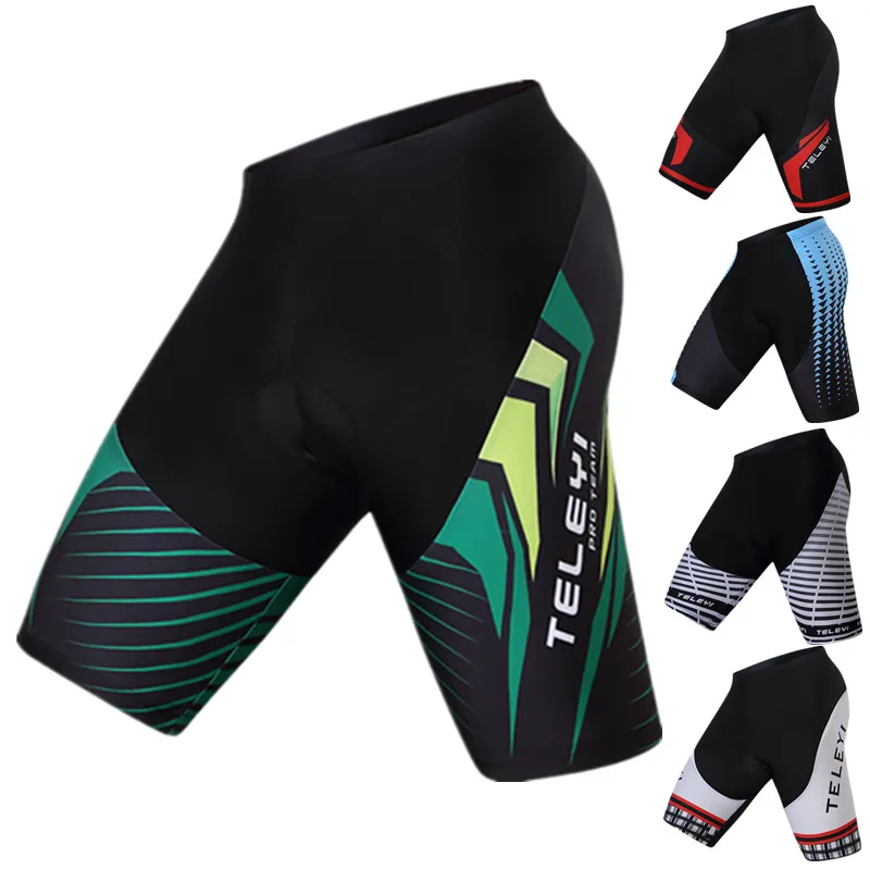 

Teleyi Pro Team Cycling Shorts Men Women Shockproof MTB Bike Shorts 3D Gel Padded Tight Downhill Bicycle Shorts bermuda ciclismo