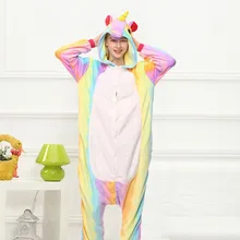 Kid Adult Women Kigurumi Unicorn Costume Fancy Animal Anime Cosplay Onepiece Child Boy Girl Baby Jumpsuit Halloween Onesie