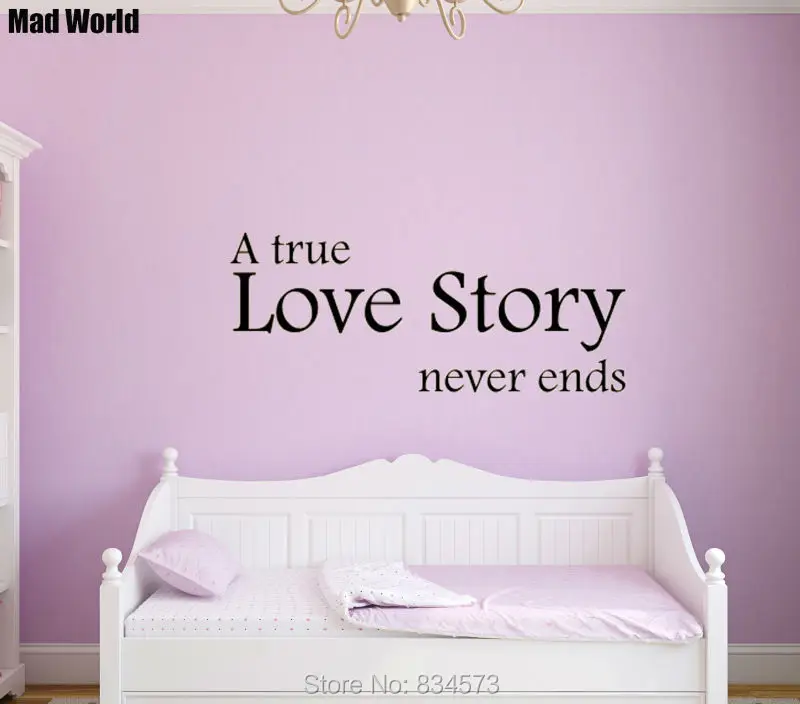 A true love story never ends Quote57 122w 1