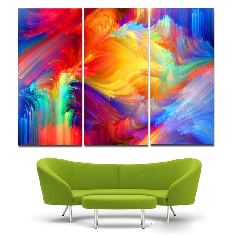HD Prints Canvas Poster Abstract Colorful Picture Wall Art Canvas