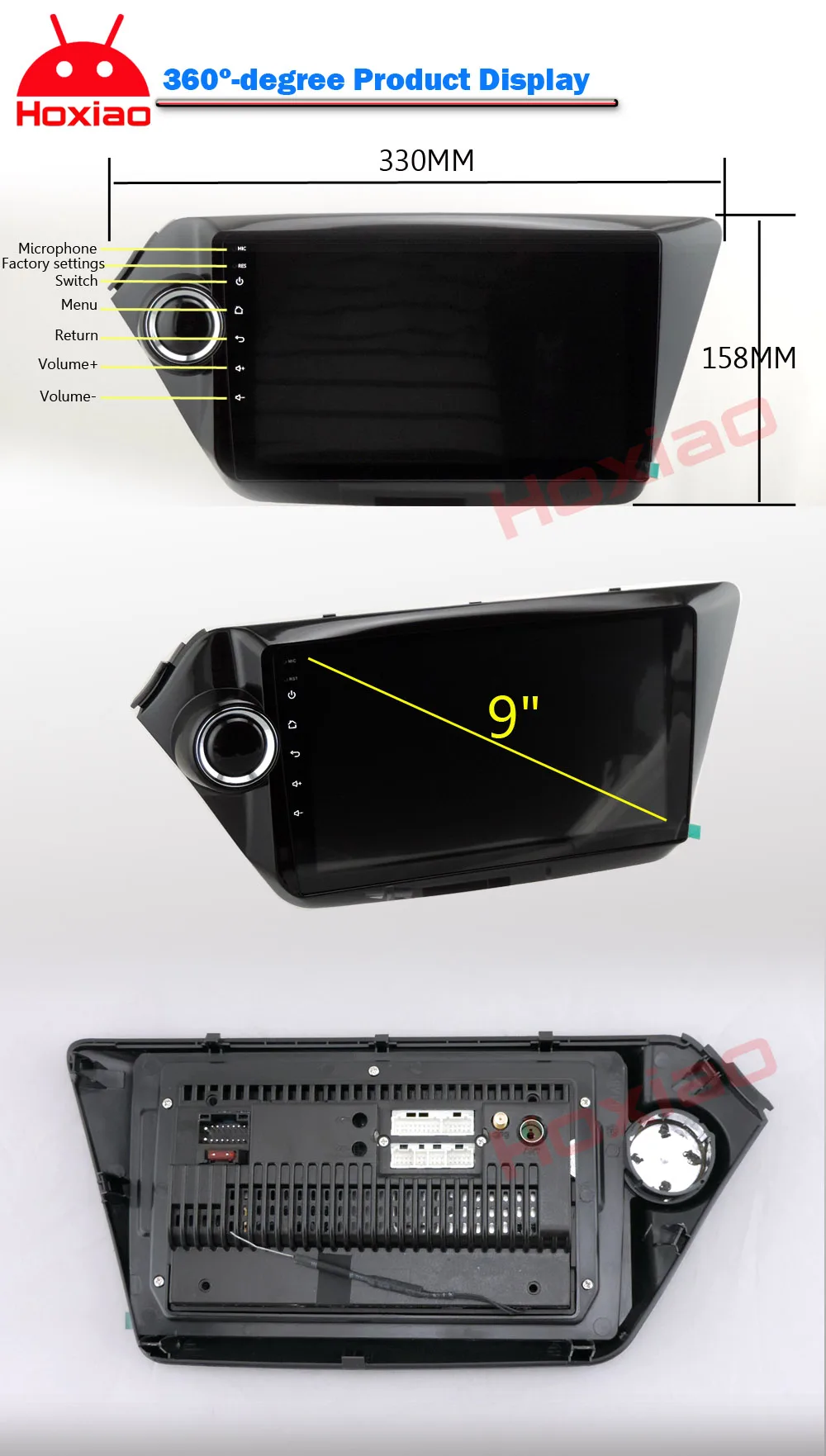 Discount Car Android GPS DVD Player For KIA RIO K2 2010 2011 2012 2013 2014 2015  9" 2 din car radio Video Player 2Din Navigation 21