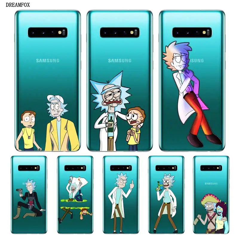 N369 Рик Морти Забавный Мягкий ТПУ силиконовый чехол для Samsung Galaxy J2 J3 J4 J5 J6 J7 J8 Pro Plus