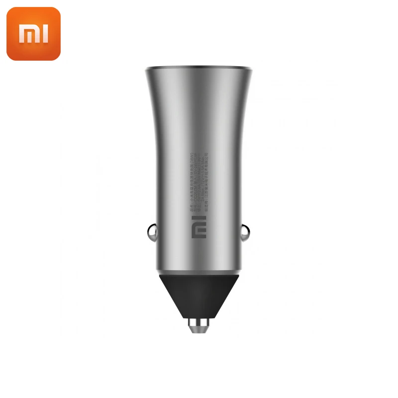 Оригинальное автомобильное зарядное устройство Xiaomi Quick 18 Вт 2 USB Qualcomm быстрое