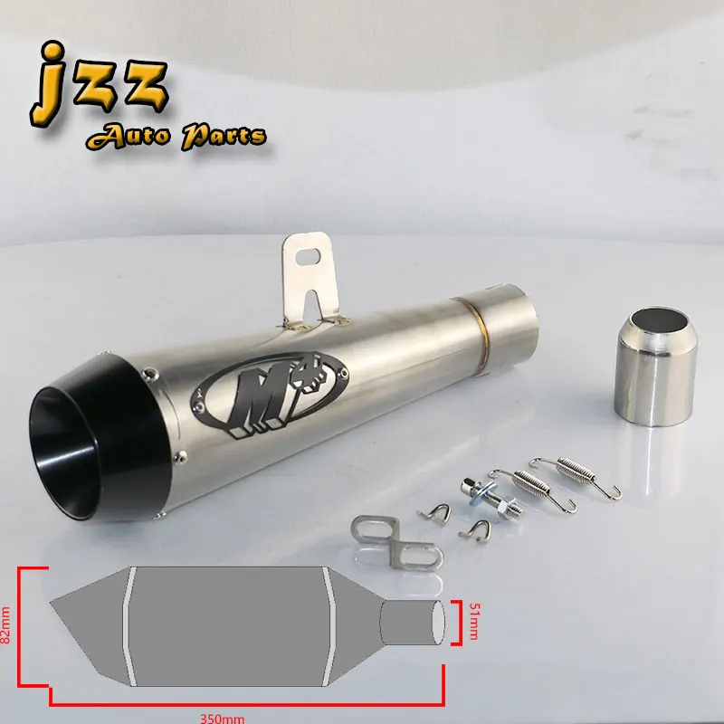 

JZZ AKRAPOVIC MOTORCYCLE EXHAUST MUFFLLER FOR MOTORCYCLE SILENCER ESCAPE DO KILLER UNLOADING MOTION SOUND BOMB SMOKING PEPE