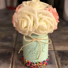 10 см большой размеры Foamirana ПЭ пены розы искусственные цветы для дома Весна украшения интимные Аксессуары Поддельные Цветы Свадебный букет