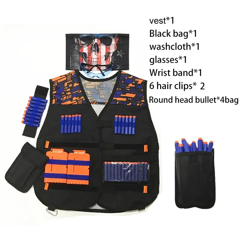 Детское тактическое оборудование костюм аксессуары магазин для автомата стекло совместимый Nerf Мега Nerf аксессуары военные игрушки на