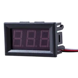 1pc DIY Mini Voltmeter Tester Digital Voltage Test Battery DC 0-30V 0-100V 3 Wires Red Green Blue for Auto Car LED Display Gauge
