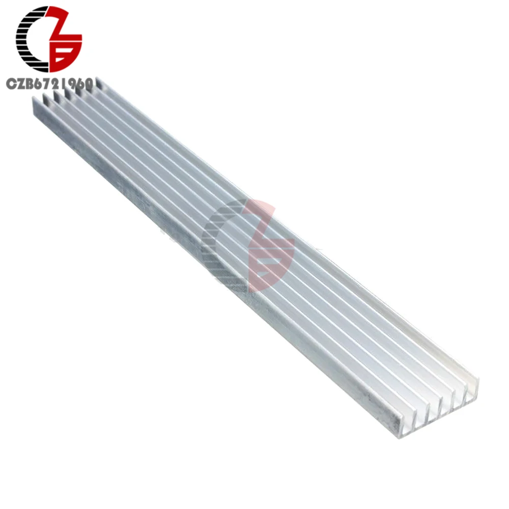 Aluminum Heat Sink LED 150x20x6mm Cooling Fin
