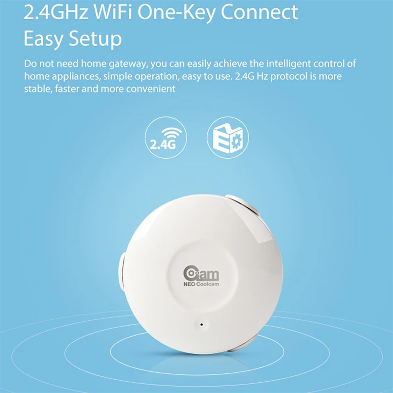 Coolcam Smart Water Sensor Wi-Fi Wi-Fi для обнаружения наводнений детектор утечек оповещения