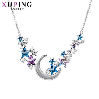 

Xuping Jewelry Star/ Moon Shape Necklace Embellished With Sparkling Crystals from Swarovski Birthday Gift Women Girl S160-40473