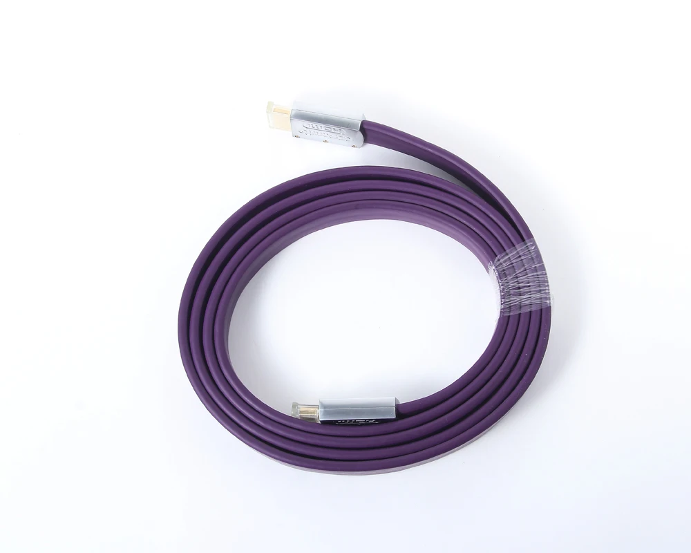 Эксклюзивный фиолетовый Стандартный HDMI 2 0 плоский длинный сертифицированный