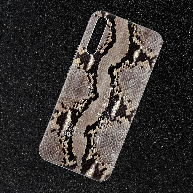 Леопардовый принт в виде змеи кожаный силикон чехол для телефона для samsung Galaxy A80 A70 A60 A50 A40 A40S A30 A20E A2CORE M40 Примечание 10 плюс 9 8 5